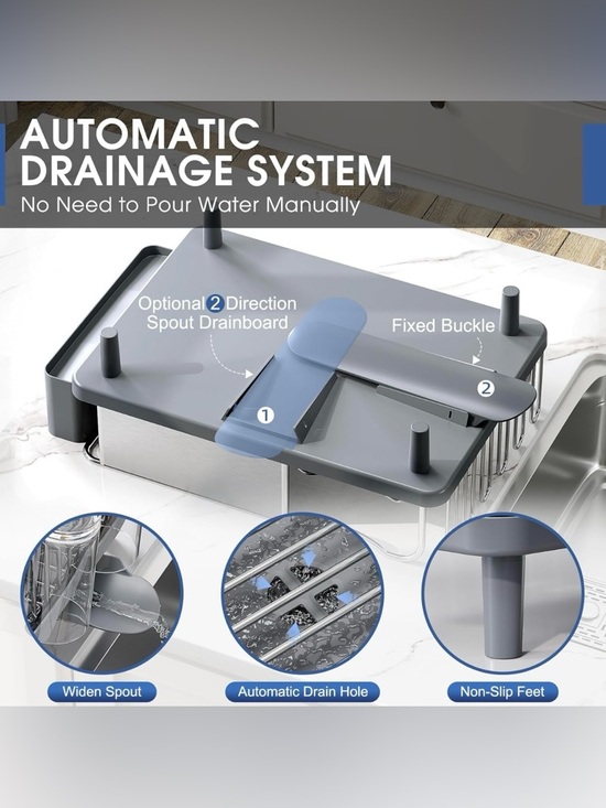 Stainless Steel Dish Drying Rack - Picture 6 of 9